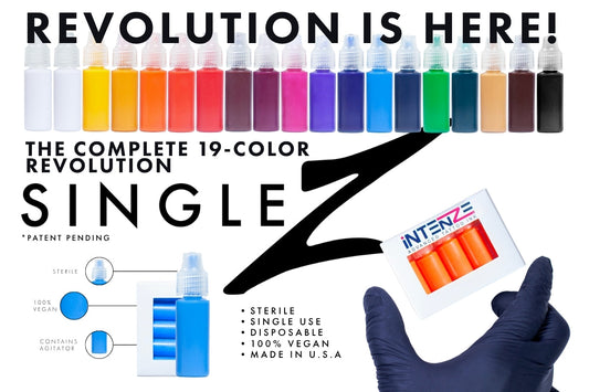 SINGLEZ™ by INTENZE: First Single-Dose Vegan Sterile Tattoo Ink
