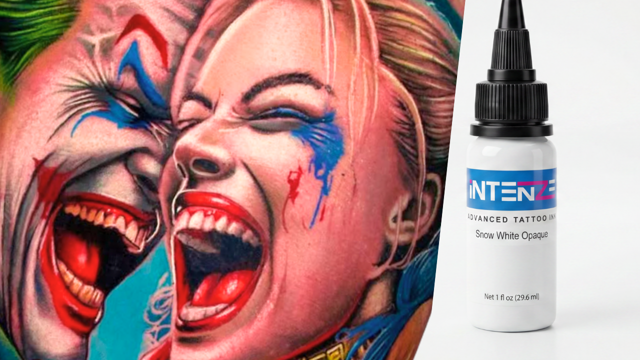 White Tattoo Ink — Opaque & Mixing Whites | INTENZE Tattoo Ink