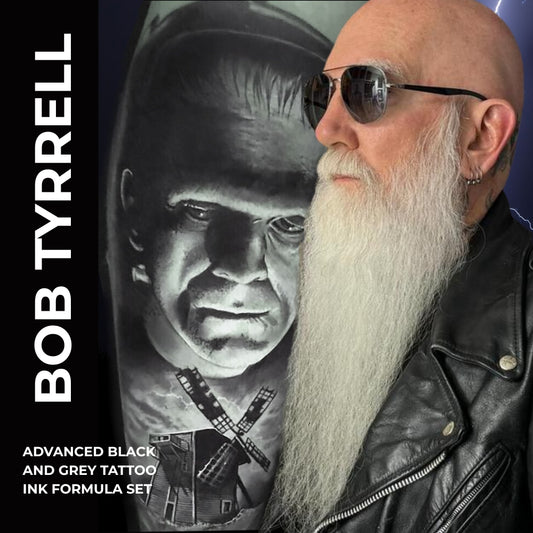 Bob Tyrrell Advanced Black and Grey Tattoo Ink Formula Set
