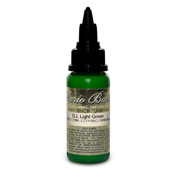 Light Green Sterile Tattoo Ink - Mario Barth Gold Label