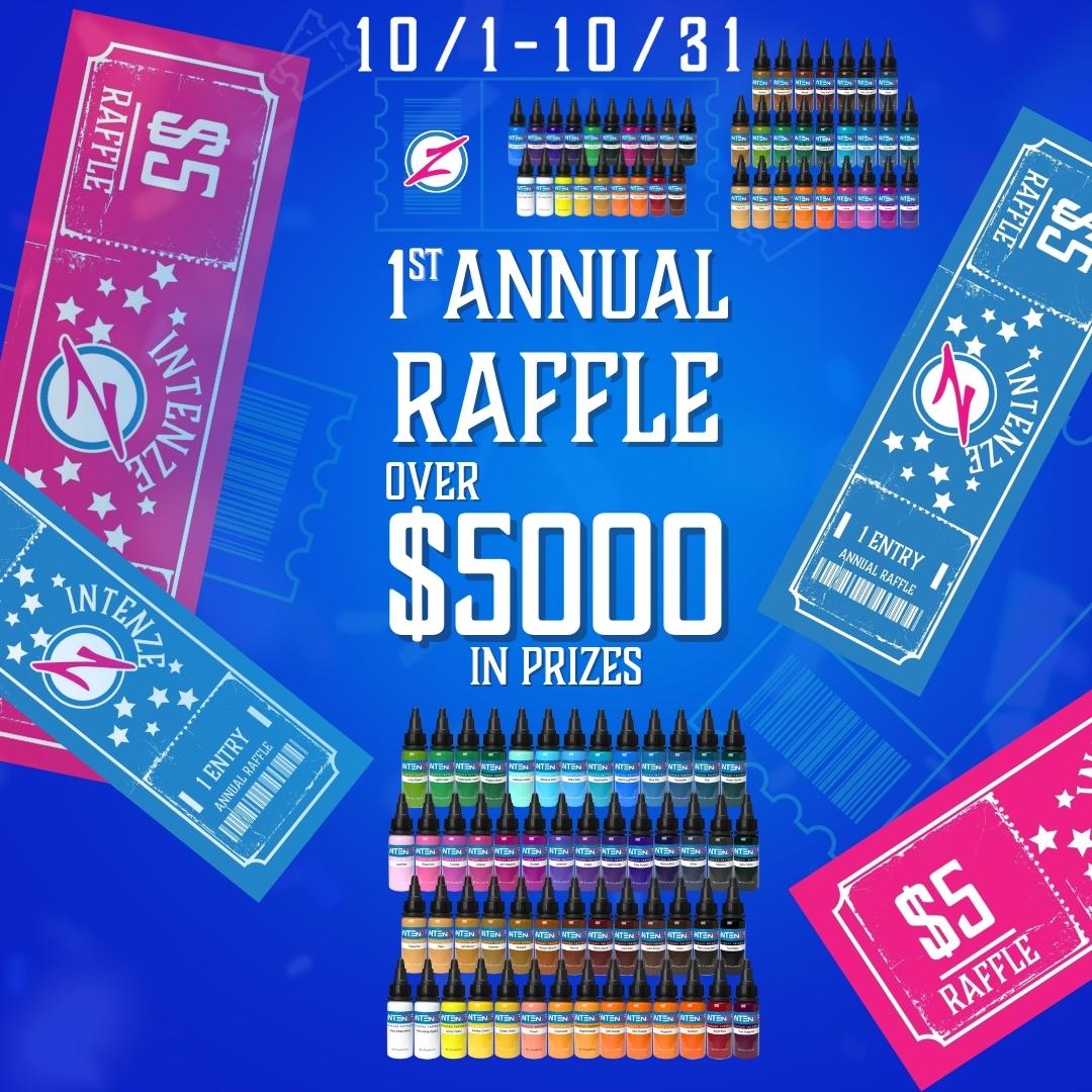 Intenze Raffle 2023 - Over $5000 in Prizes