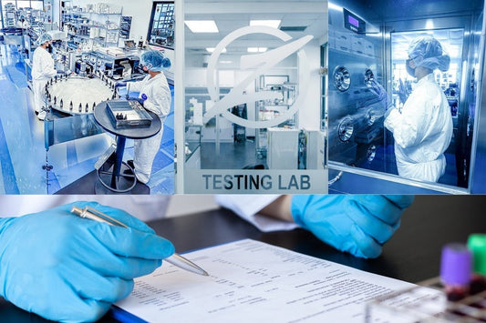 INTENZE tattoo ink lab testing — batch testing for heavy metals, bacteria, and purity