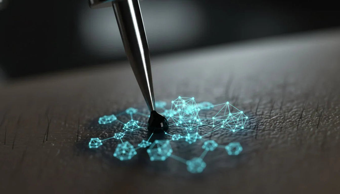symbol picture of immune system and foreign pigments