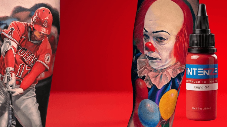 Red Tattoo Ink