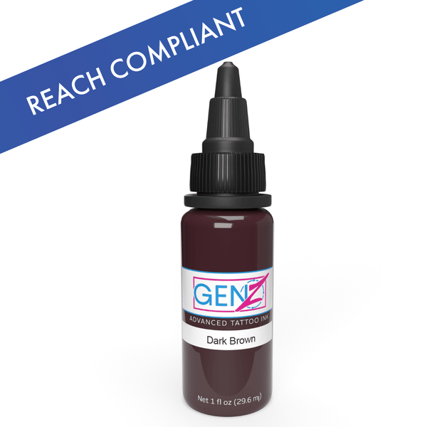 GEN-Z Dark Brown Tattoo Ink bottle