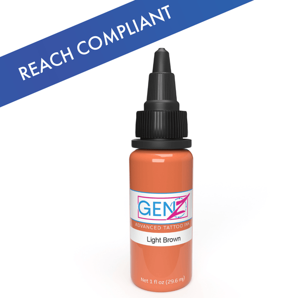 GEN-Z Light Brown Tattoo Ink bottle