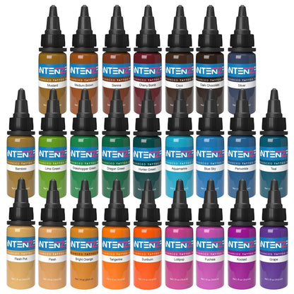 25 Color Tattoo Ink Set - 1 Oz