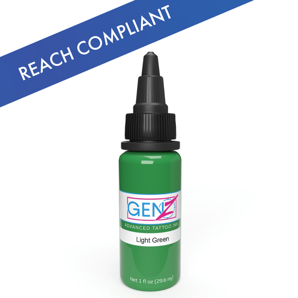 GEN-Z Light Green Tattoo Ink bottle