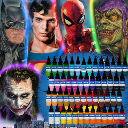 54 Color Set Tattoo Ink - 4 Oz