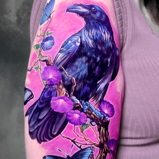 Dark Purple Tattoo ink