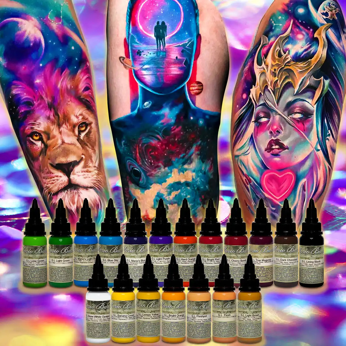 Dragon Color Tattoo Ink Set - Intenze Ink Sets & Specials - Tattoo