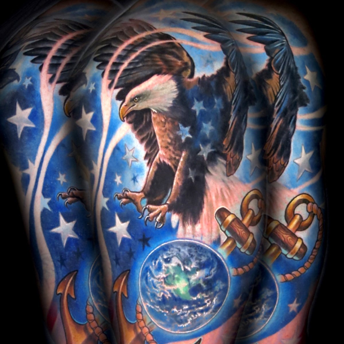 Mario's Blue Tattoo Ink