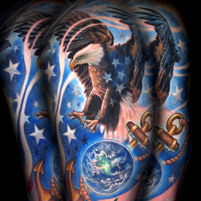 Mario's Blue Tattoo Ink