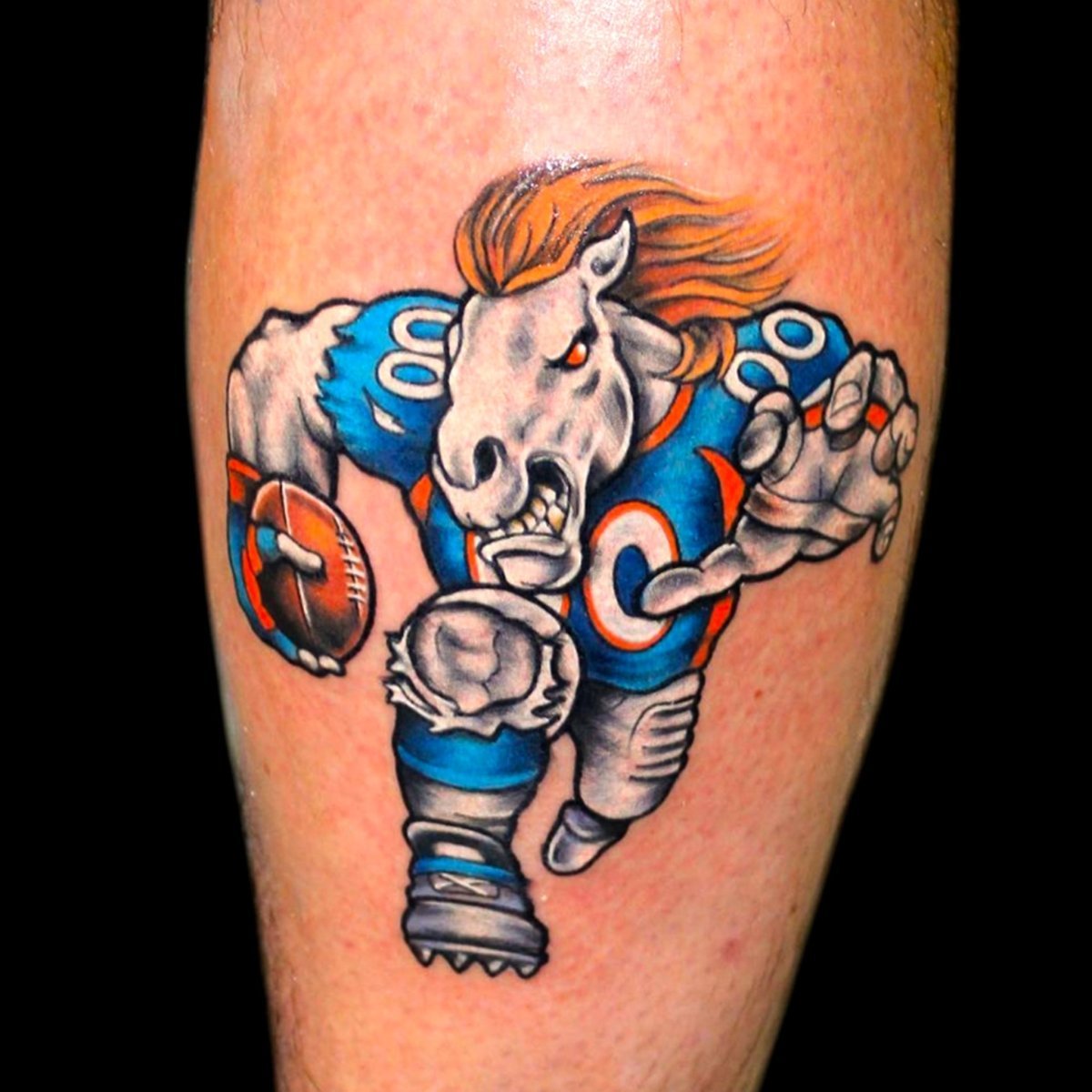 Mario's Light Blue Tattoo Ink