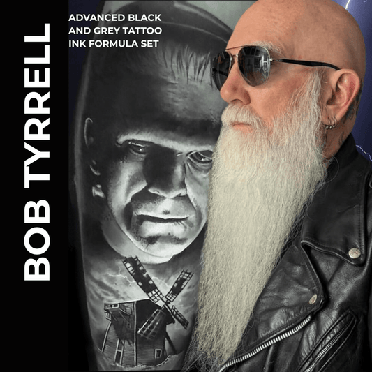 Bob Tyrrell Advanced Black and Grey Tattoo Ink Formula Set