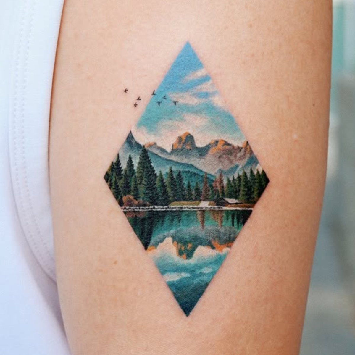 Mario's Light Blue Tattoo Ink