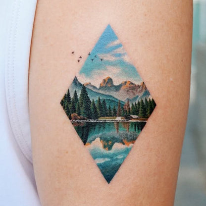 Mario's Light Blue Tattoo Ink