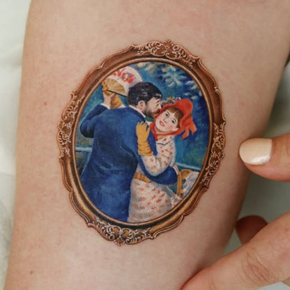 Mario's Blue Tattoo Ink