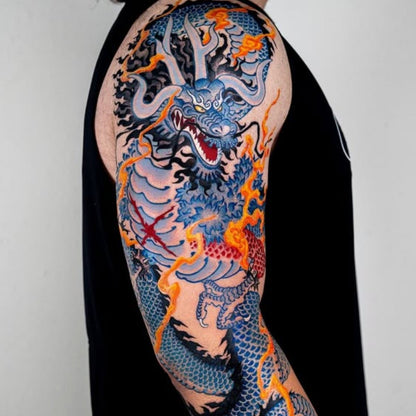 Mario's Blue Tattoo Ink