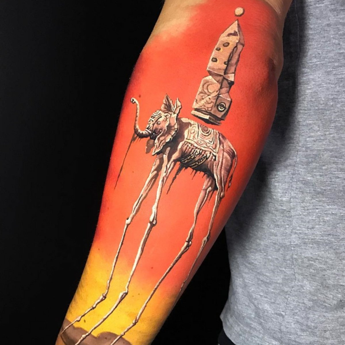 Hard Orange Tattoo Ink - 1 Oz