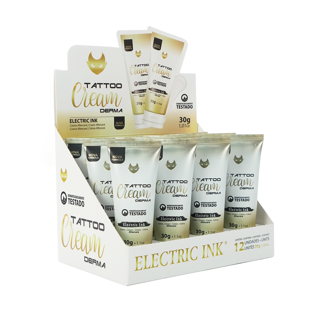 Electric Ink - Tattoo Cream Derma Kit (12 1 oz Units)