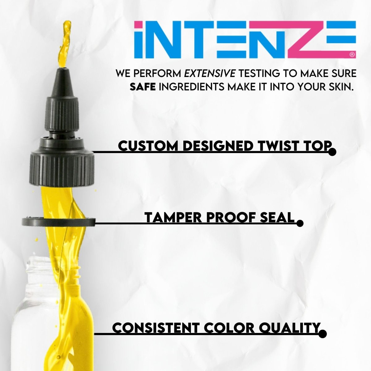 Lemon Yellow Tattoo Ink - 1/2 Oz