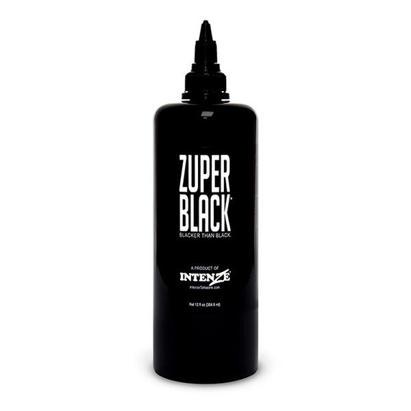 Zuper Black Tattoo Ink — Deep Black for Blackout & Bold Fills