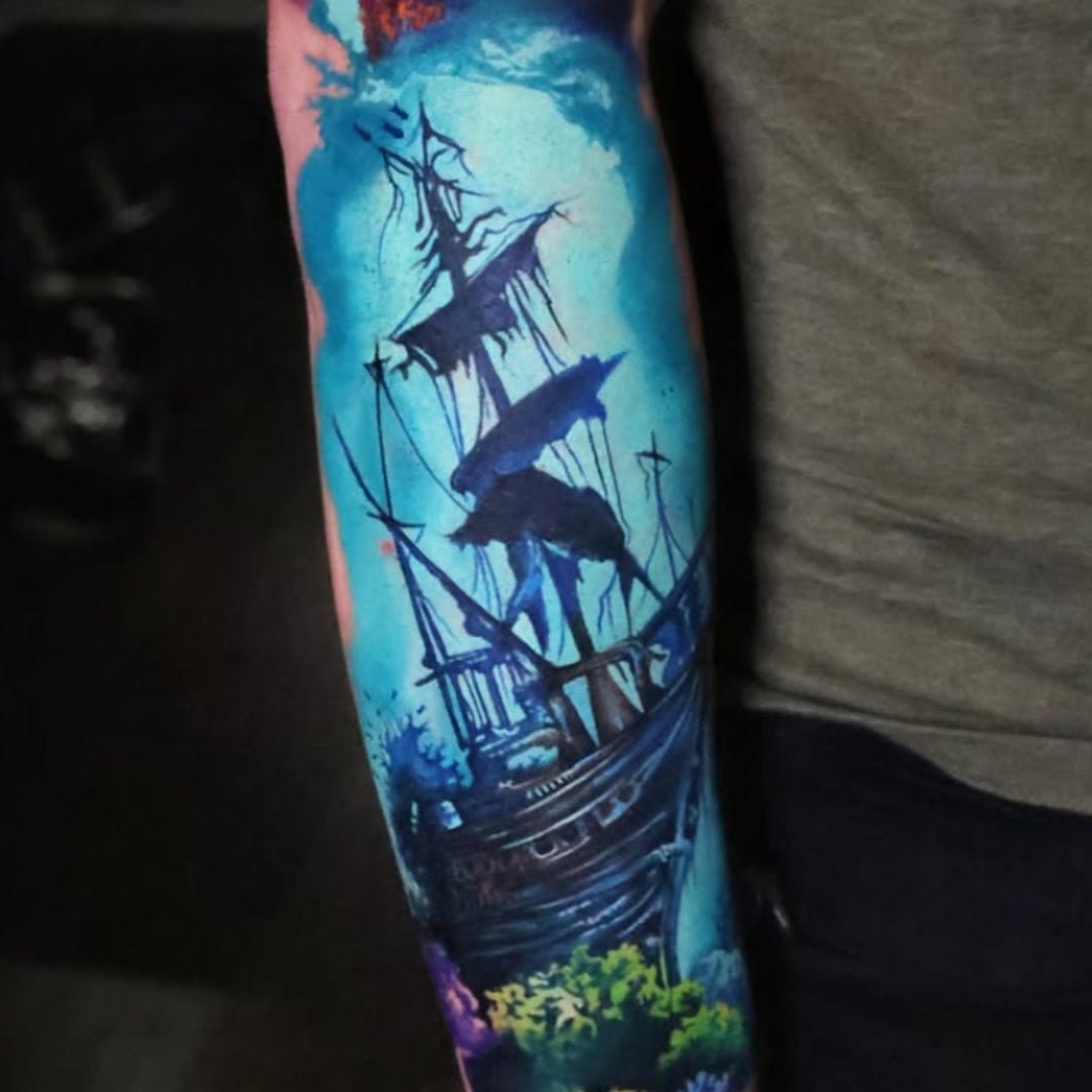 Bahama Blue Tattoo Ink - 4 Oz