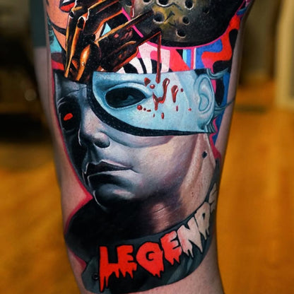Blue Silver Tattoo Ink