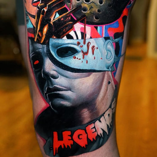 Blue Silver Tattoo Ink