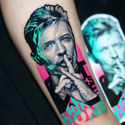 Blue Silver Tattoo Ink