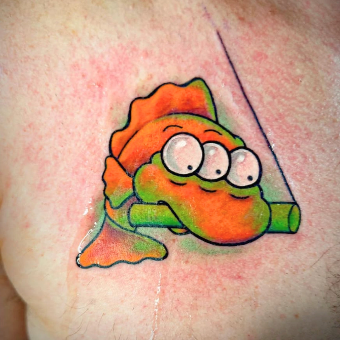 Bright Orange Tattoo Ink