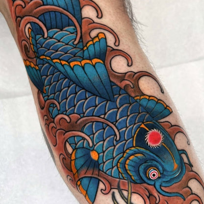 Dragon Blue Dark Tattoo Ink