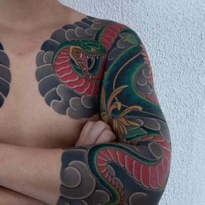 Dragon Green Dark Tattoo Ink