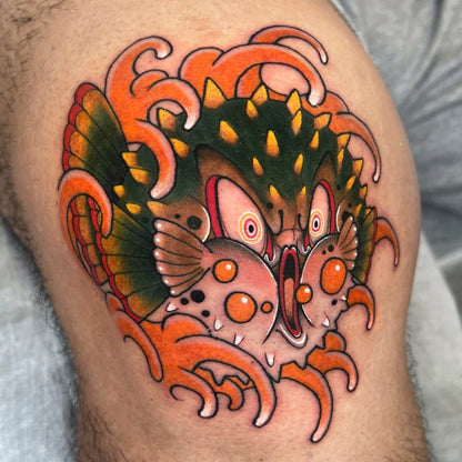 Dragon Green Dark Tattoo Ink