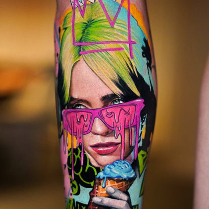 Lime Green Tattoo Ink - 1/2 Oz