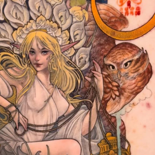 Medium Brown Tattoo Ink - 1 Oz