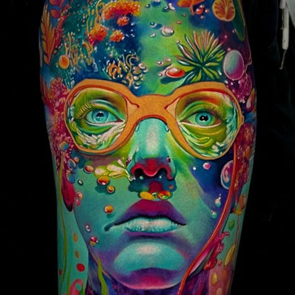 Seafoam Green Tattoo Ink