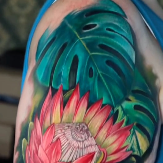 Teal Tattoo Ink