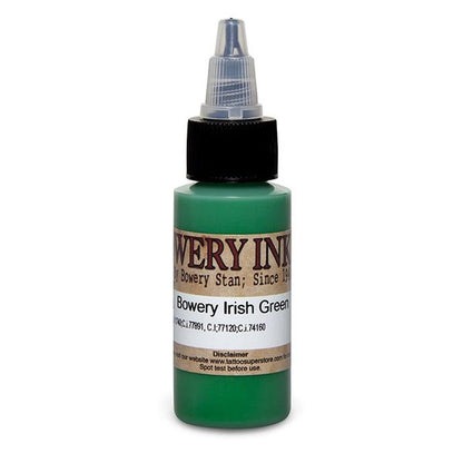 Intenze Bowery Ink Irish Green by Bowery Stan Moskowitz