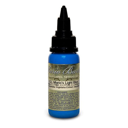 Mario's Light Blue Sterile Tattoo Ink - Mario Barth Gold Label
