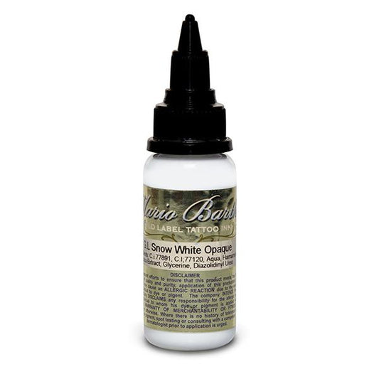 Snow White Opaque Sterile Tattoo Ink - Mario Barth Gold Label